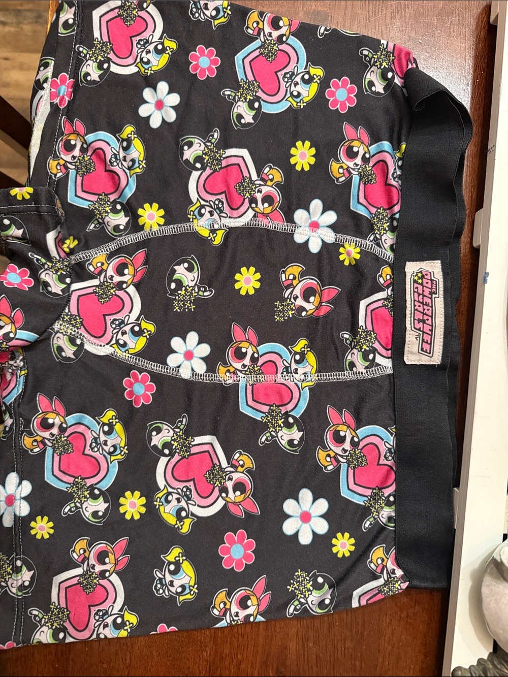 Powerpuff Girls Black Graphic Women’s Shorts